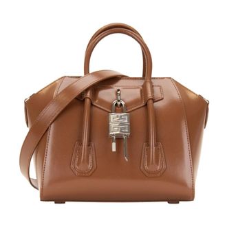 Givenchy Antigona Mini Shoulder Bag - female - Givenchy - Handbags - Brown - ONE SIZE - Bags