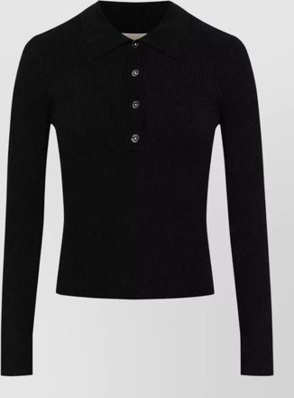 Michael Kors slim-fit long-sleeve polo shirt