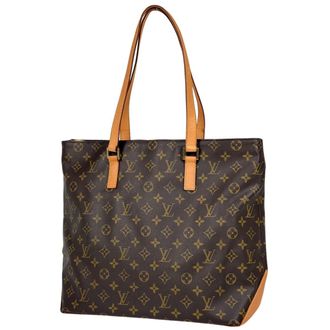 Louis Vuitton Brown Monogram Shoulder Bag Tote Bag (Pre-Owned)