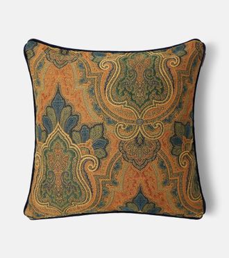 Etro Deosai paisley jacquard cushion