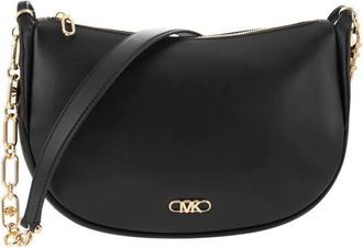 Michael Kors Handtas - Dames - Schoudertassen - Zwart - ONE Size - Leer - Tassen