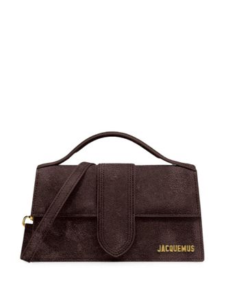 Jacquemus Le Grand Bambino leren schoudertas