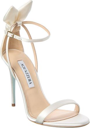 Aquazzura Bow Tie Satin Sandal