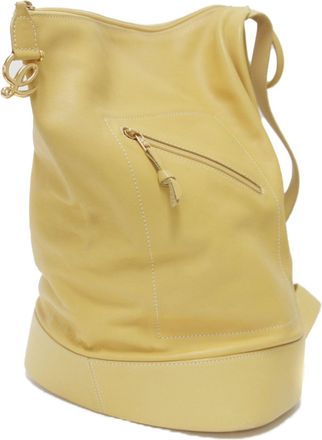 Loewe Yellow Leather Backpack (Pre-Owned)