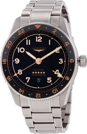 Longines Pre-owned Longines Spirit Automatic Chronometer Black Dial Mens Watch L38124506