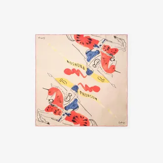 Burberry Watercolour EKD Silk Scarf