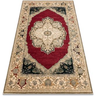 RugsX Rugsx - Alfombra De Lana Polonia Palazzo Velvet Roset&oacute;n Rojo Multicolour 200x300 Cm