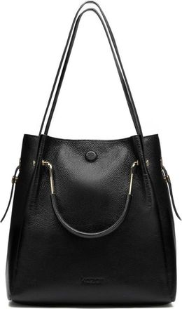 Kazar Dames zwarte tas - Dames - Schoudertassen - Zwart - ONE Size - Leer - Tassen