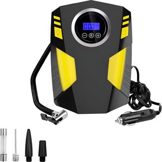 OEM Compresor De Aire Port&aacute;til - Pantalla Digital - Apagado Autom&aacute;tico - Luz Led - Para Neum&aacute;ticos De Coche Motocicleta Bicicleta - 1 Unidad