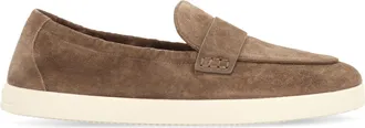 Tory Burch Womens Loafers Ballerina Suede Sesame Cow Hide