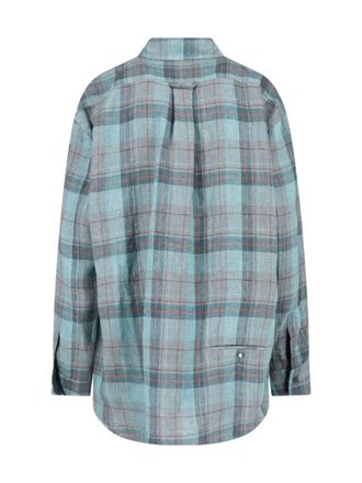 Magliano Womens Shirts Light Blue Linen
