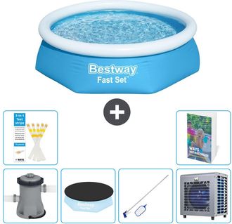 Bestway Piscina Bestway Fast Set Redonda - 244x61 Cm - 7-piezas S283