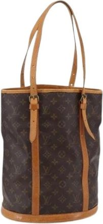 Louis Vuitton Pre-owned Bucket Bags, female, Brown, Size: ONE SIZE Pre-owned Vintage Bucket Bag