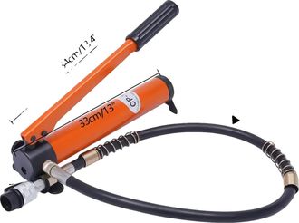 OEM Gato Hidr&aacute;ulico De Cilindro, Accionamiento Manual, Mango Ergon&oacute;mico, Color Naranja