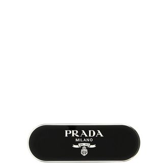 Prada Versierde Haarclip - Dames - Accessoires - Zwart - Maat: ONE Size