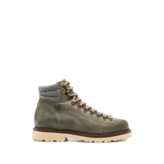 Brunello Cucinelli Lace-up Panelled Boots