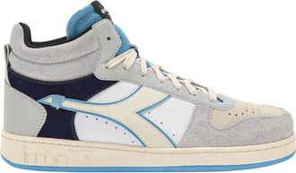 Diadora Suede Twin Basket Sneakers - Heren - Sneakers - Grijs - 46 EU - Su&egrave;de - Schoenen