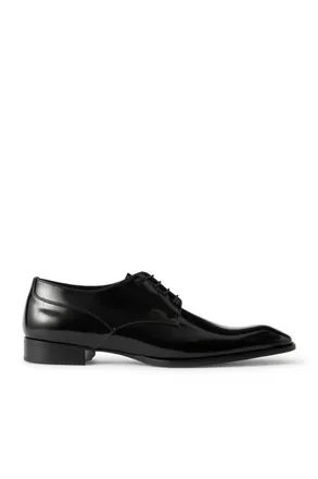 Saint Laurent Stanton Leather Derby Shoes
