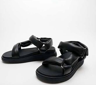FitFlop Womens Gen-Ff Soft-Leather Back-Strap Sandals In Black