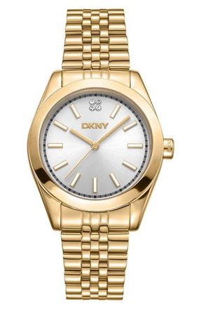 DKNY Nolita Midi Bracelet Watch, 32mm in Silver at Nordstrom