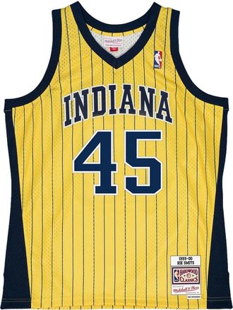 Mitchell & Ness T-shirt Indiana Pacers Risk Smits Hardwood Classics Swingman - Giallo