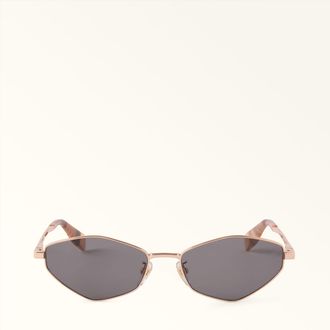Furla Sunglasses Color Rose Gold Metal Woman
