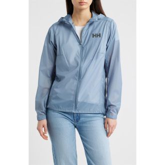 Helly Hansen Trail Windbreaker Jacket in 601 Washed Navy at Nordstrom, Size Xx-Large