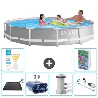 Intex Piscina Prism Frame Redonda - 366x76 Cm - 7-piezas S82