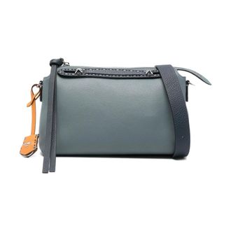 Fendi Handbags, female, Gray, Size: ONE SIZE Bag By The Way Soft Selleria