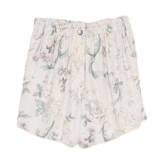 Forte_Forte Casual Shorts, female, Gray, Size: XS Printed Shorts