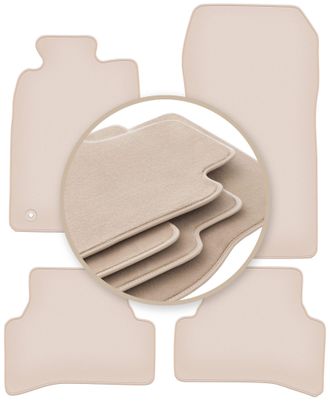 OEM Alfombrillas Beige Premium Para: Mercedes Clk W208 Coup&eacute; 1997-2003