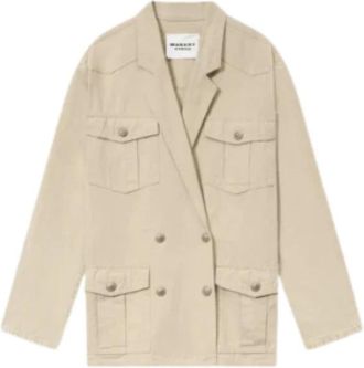 Isabel Marant Nevala Coat - Dames - Mantel - Beige - XS - Jassen
