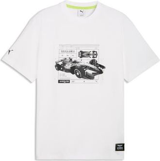 Puma AMF1 Relaxed Fit Cotton Graphic T-Shirt in Puma White at Nordstrom, Size Xx-Large