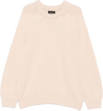 Howlin Boxy Space Knit - Heren - Ronde hals truien - Beige - XL - Wol - Truien & Vesten