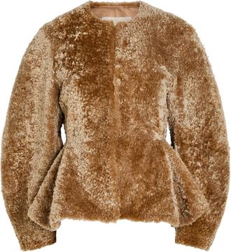 Liberowe Bear Shearling Jacket - Caramel - S (UK8-10 / S)