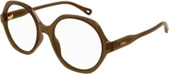 Chlo&eacute; Rond Optisch Montuur - unisex - Brillen - Bruin - 53 MM - Accessoires