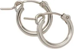 Made by Mary Maude Hoop Earrings in Silver at Nordstrom, Size Large
