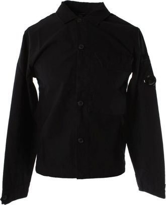 C.P. Company Ottoman Shirt - Heren - Zomerjassen - Blauw - XS - Katoen - Jassen