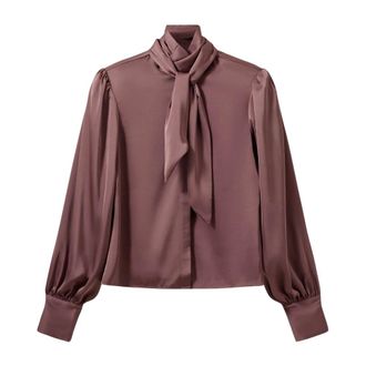 Sofie Schnoor Camicia in raso Carinasw - - Blouses & Shirts - Donna - Viola - L