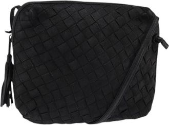 Bottega Veneta Pre-owned Cross Body Bags, female, Black, Size: ONE SIZE Pre-owned Vintage Shoulder Bag