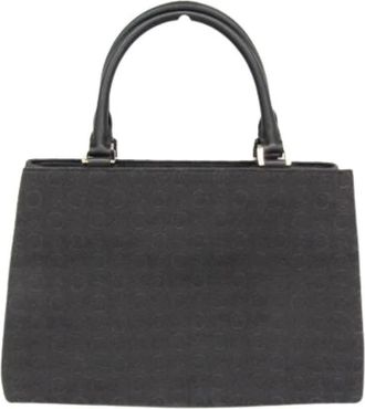 Celine Pre-owned Handbags, female, Black, Size: ONE SIZE Pre-owned Leather Vintage Handbag