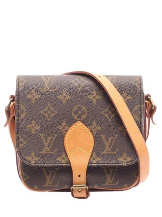 Louis Vuitton 1989 Monogram Cartouchiere PM crossbody bag - Marrone