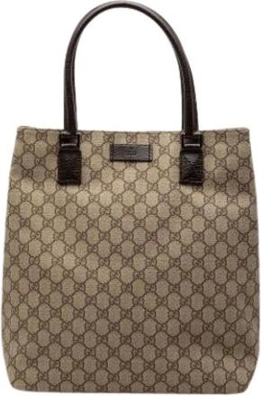 Gucci Pre-owned Tote Bags, female, Beige, Size: ONE SIZE Pre-owned Tote Bag