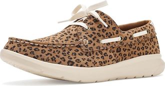 Ariat Hilo Shore Womens Shoes Likely Leopard : 7.5 B - Medium, Canvas