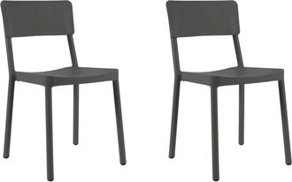 Resol Sillas Lisboa Resol Pl&aacute;stico Gris (pack De 2)
