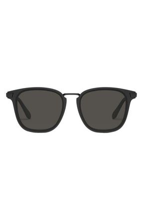 Quay Jackpot Remixed 54mm Round Polarized Sunglasses in Matte Black Polarized at Nordstrom