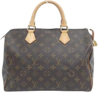 Louis Vuitton Pre-owned Handbags, female, Brown, Size: ONE SIZE Pre-owned Canvas Handbag