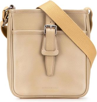 Burberry Pre-owned Cross Body Bags, female, Brown, Size: ONE SIZE Pre-owned Leather Crossbody Bag