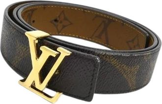 Louis Vuitton Pre-owned Belts, female, Brown, Size: ONE SIZE Pre-owned Vintage Canvas Belt