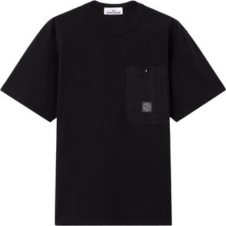 Stone Island S0115 POCKET T SHIRT Size: XL, colour: BLACK